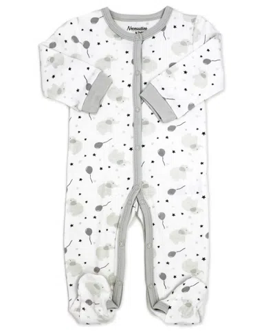 Tendertyme Baby Boy And Baby Girl Elephants And Balloons 5 Piece Layette Set In Gray
