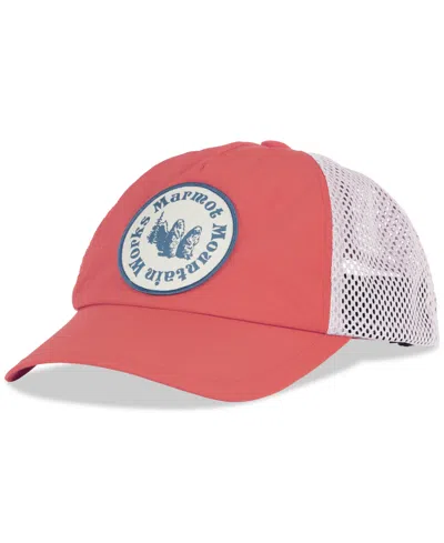Shop Marmot Women's Alpine Soft Mesh Trucker Hat In Grapefruit