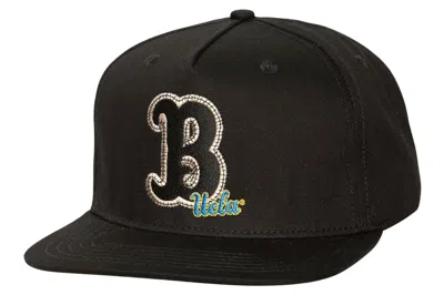 Pre-owned Travis Scott X Mitchell & Ness Ucla Bruins Snapback Hat Black