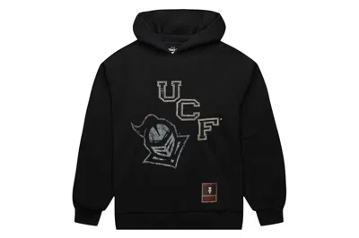 Pre-owned Travis Scott X Mitchell & Ness Ucf Knights Overlap Pullover Hoodie Black