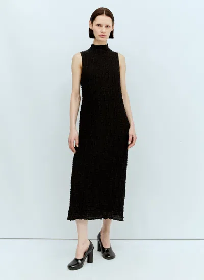Shop Song For The Mute High Neck Midi Dress In Black