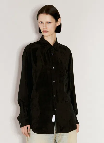 Shop Eytys Otis Long-sleeve Shirt In Black