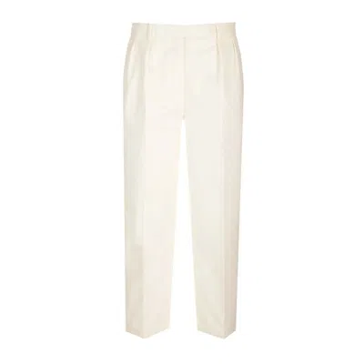 Shop Thom Browne Suit Pants In White