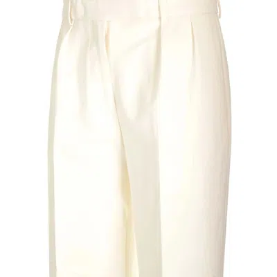 Shop Thom Browne Suit Pants In White