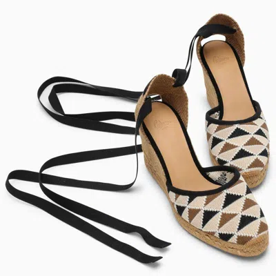 Shop Castaã±er Castañer Sandals In Brown