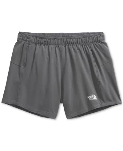 Shop The North Face Women's Wander 2.0 Mid Rise Pull On Shorts In Steel Blue