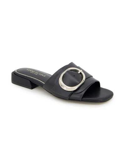 Shop Kenneth Cole New York Women's Ingrid Block Heel Sandals In Black
