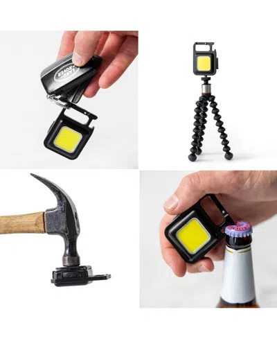 Travelon Set Of 2, Cob Multy-use Rechargable Travel Lights In Black