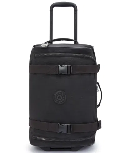 Shop Kipling Aviana Small Carry-on Rolling Luggage In Black Noir