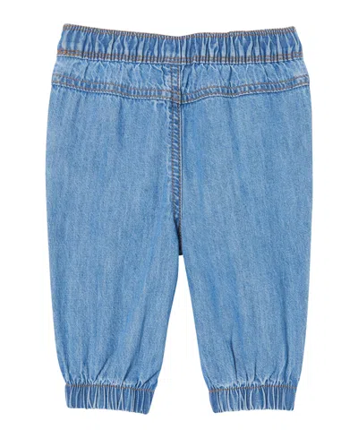 Shop Cotton On Baby Boys And Baby Girls Jace Relaxed Denim Pant In Blue