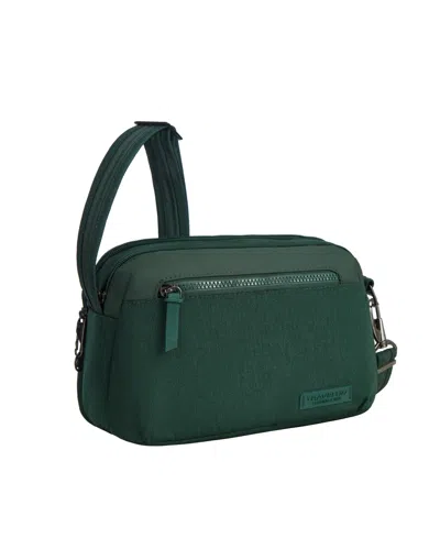 Shop Travelon Anti-theft Metro Dome Crossbody In Forest Heather