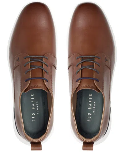 Shop Ted Baker Men's Dorset Lace-up Hybrid Derby Sneakers In Rustcopper