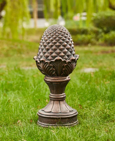 Shop Glitzhome Bronze Artichoke Garden Statue