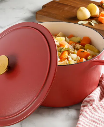 Sur La Table Millau 5.5qt Enameled Cast Iron Dutch Oven With Lid In Blue
