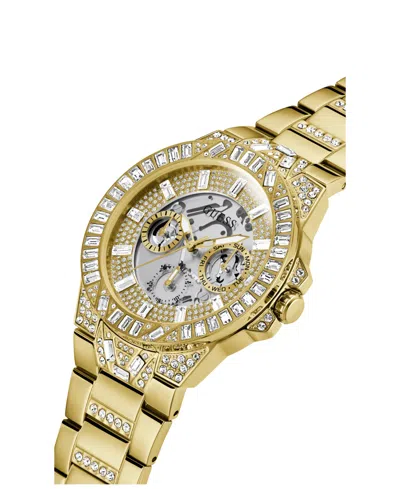 Shop Guess Men's Analog Gold-tone Stainless Steel Watch 44mm