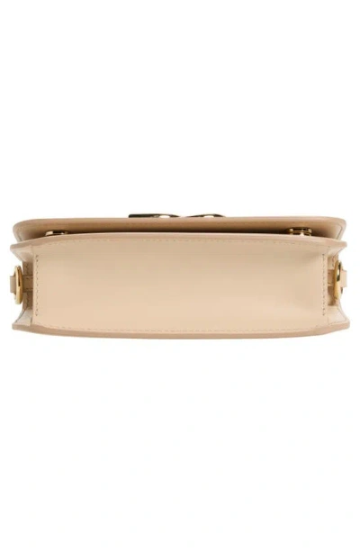 Shop Dolce & Gabbana 3.5 Leather Top Handle Bag In Light Pastel Beige