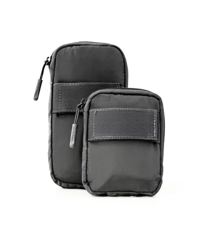 Travelon Packing Intelligence, Pi All Day Set Of 2 Accessory Pods In Graphite