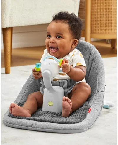 Shop Skip Hop Cloud Upright Baby Boys Or Baby Girls Silver-tone Lining Activity Floor Seat In Gray