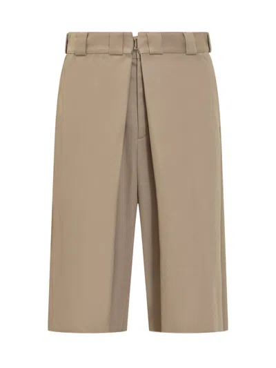 Shop Givenchy Bermuda Shorts In Beige