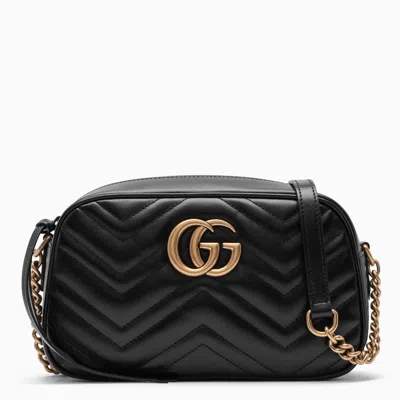 Shop Gucci Black Gg Marmont Small Bag