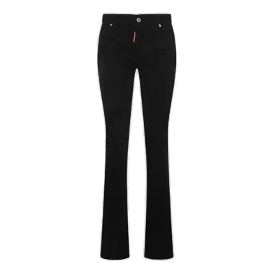Shop Dsquared2 Medium Waist Flare Twiggy Jeans In Default Title