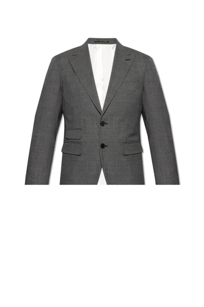 Shop Dsquared2 Checked Suit In Grigio