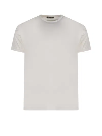Shop Loro Piana T-shirt In Optical White