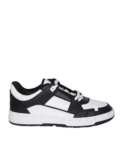Shop Valentino Freedots White/black Sneakers