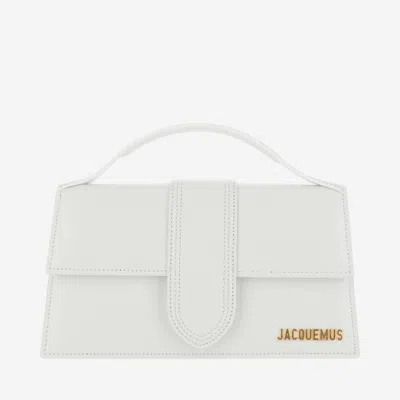 Shop Jacquemus Le Grand Bambino Bag In White