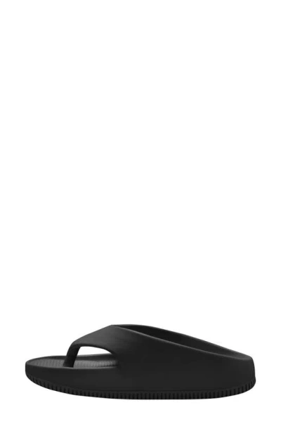 Nike Calm Water Friendly Flip Flop In Black/ Black