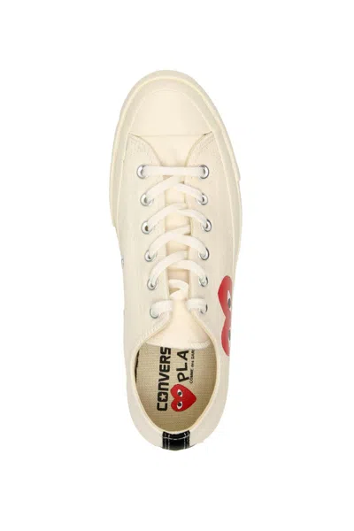 Shop Comme Des Garçons Play Chuck 70 Low-top Sneakers  X Converse In White,neutro