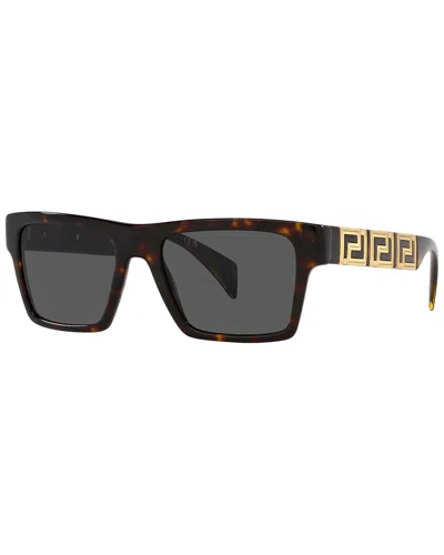 Shop Versace Men's Ve4445f 54mm Sunglasses In Brown