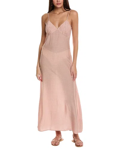 Shop Solid & Striped The Rosetta Slip Dress In Brown