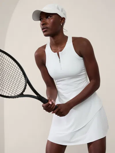 Shop Athleta Break Point Dress In Bright White