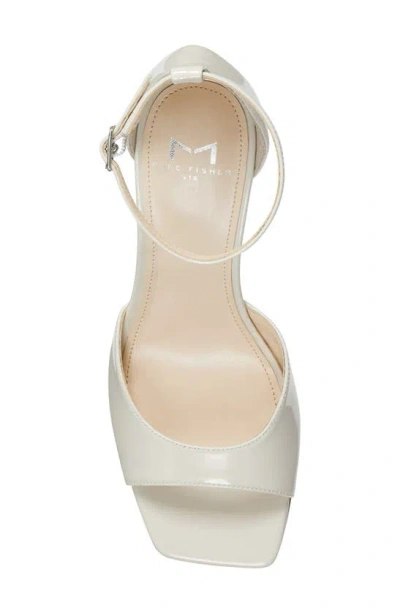 Shop Marc Fisher Ltd Camira Ankle Strap Wedge Sandal In Ivory