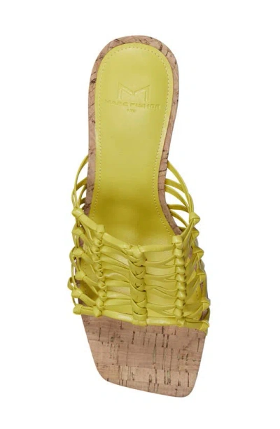 Shop Marc Fisher Ltd Colica Strappy Sandal In Yellow
