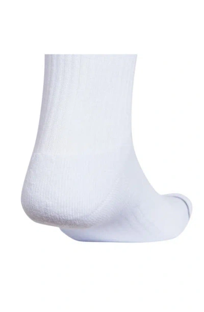 Shop Adidas Originals Assorted 3-pack Cushioned 2.0 Crew Socks In White/ Black