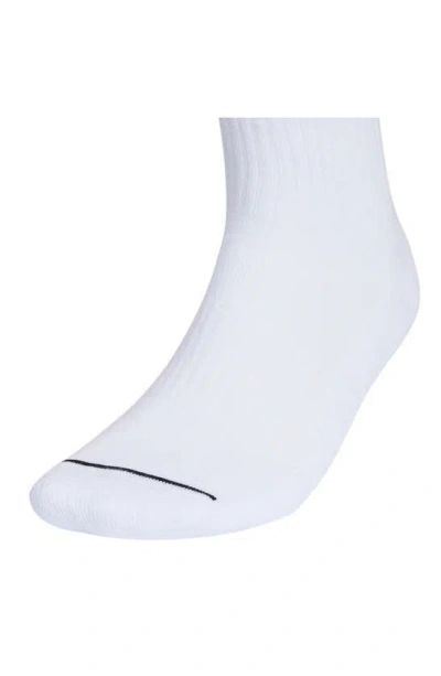Shop Adidas Originals Assorted 3-pack Cushioned 2.0 Crew Socks In White/ Black