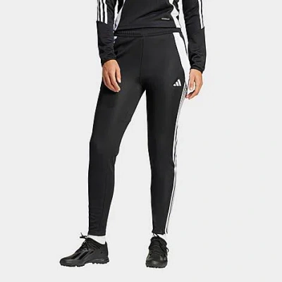 Adidas Originals Women's Tiro 24 Slim-fit Training Pants In Black/white