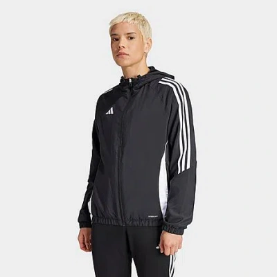Shop Adidas Originals Adidas Women's Tiro 24 Windbreaker Jacket In Black/white