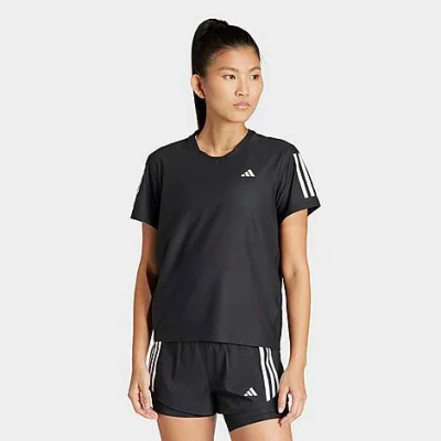 Adidas Originals Adidas Own The Run Performance T-shirt In Black