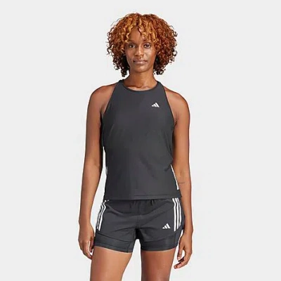 Shop Adidas Originals Adidas Women's Own The Run Basic Tank Top In Black 