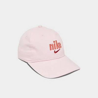 Shop Nike Kids' E1d1 Strapback Hat In Pink Foam