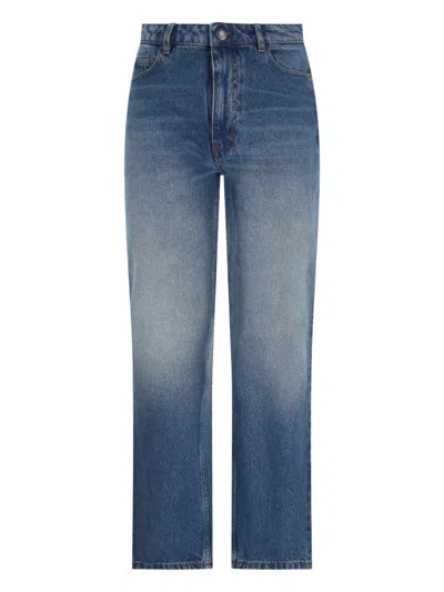 Shop Ami Alexandre Mattiussi Straight Jeans In Blue