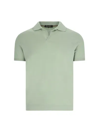 Shop Loro Piana Basic Polo Shirt In Green