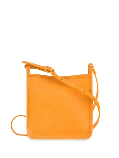 Shop Longchamp `le Foulonné` Small Crossbody Bag In Yellow