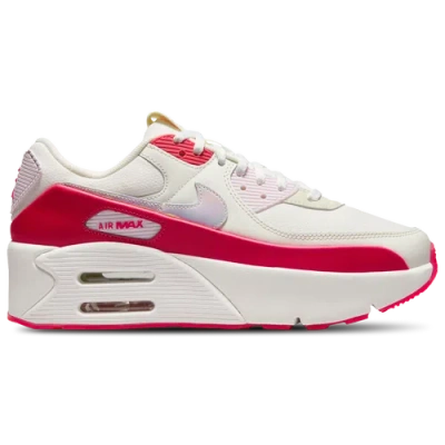 Nike Air Max 90 Lv8 Platform Sneaker In Sail/multi