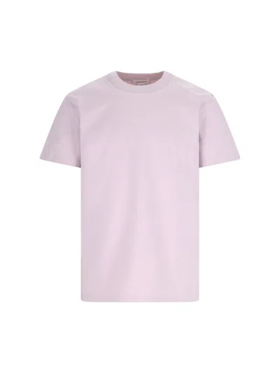 Shop Alexander Mcqueen Logo T-shirt In Purple