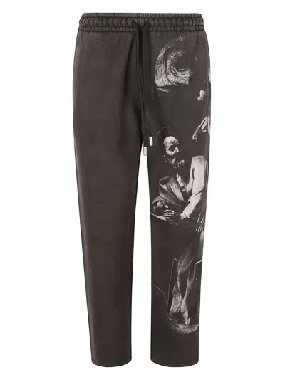 Shop Off-white Matthew Track Pants In Black/grey