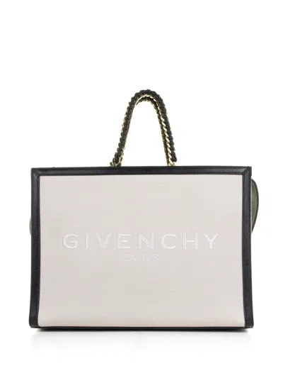 Shop Givenchy Tote In Natural Beige